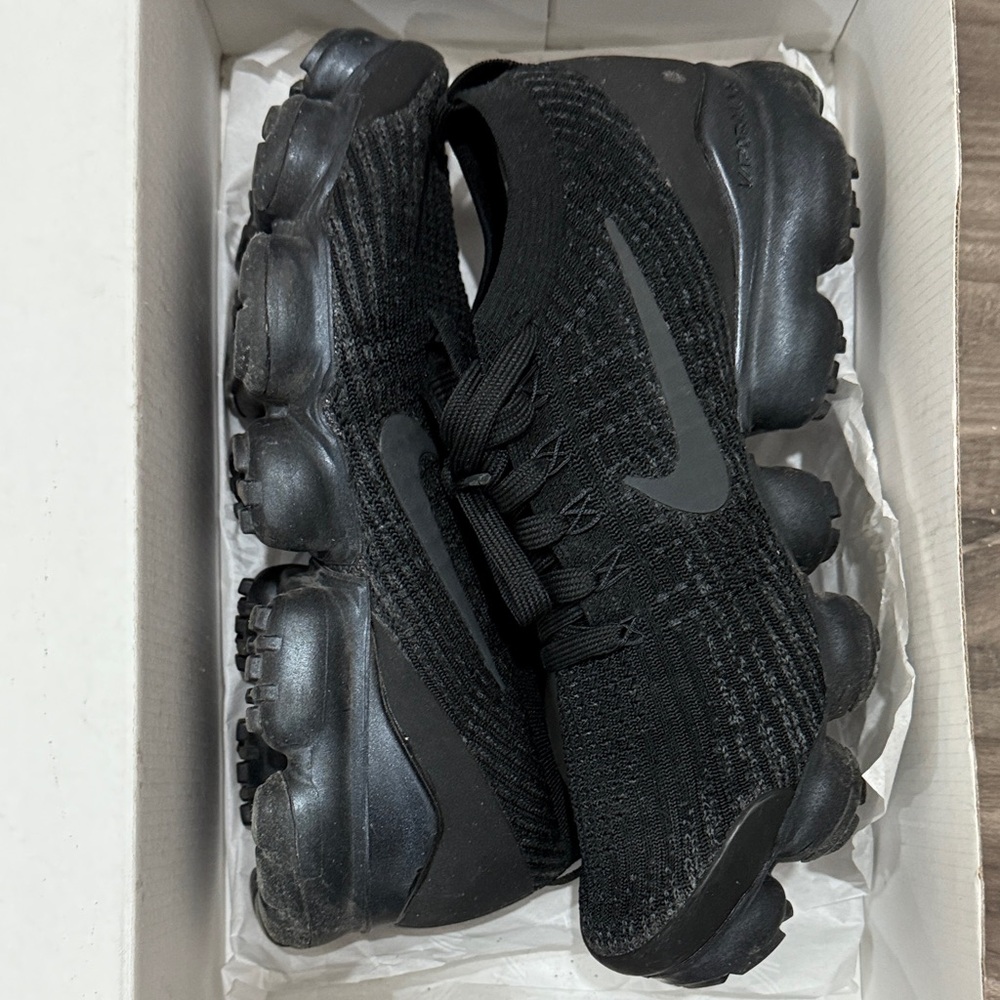 Nike Black Flyknit VaporMax Sneakers